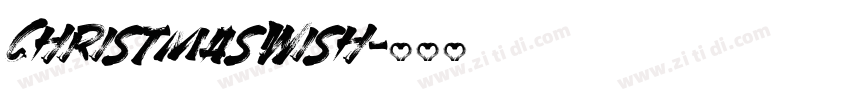 ChristmasWish字体转换