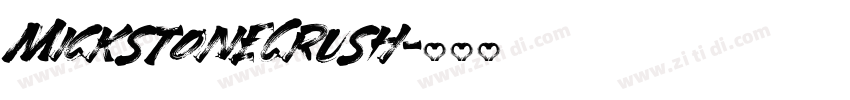 MickstoneCrush字体转换