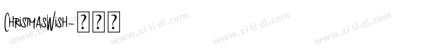 ChristmasWish字体转换