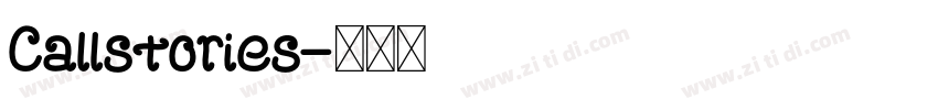 Callstories字体转换