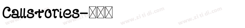 Callstories字体转换
