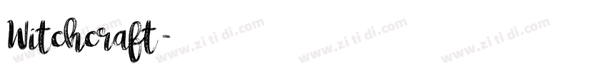 Witchcraft字体转换