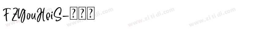 FZYouHeiS字体转换