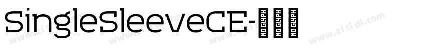 SingleSleeveCE字体转换