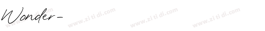 Wonder字体转换