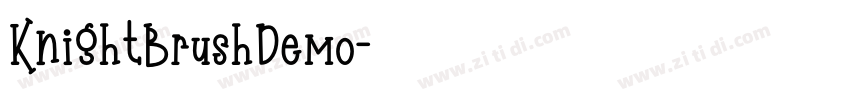 KnightBrushDemo字体转换