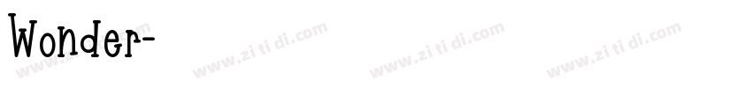 Wonder字体转换