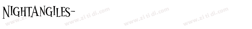 NightAngiles字体转换