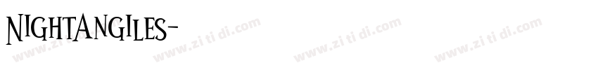 NightAngiles字体转换