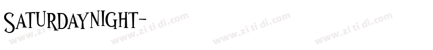 Saturdaynight字体转换