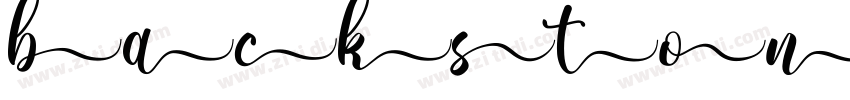 backstone字体转换