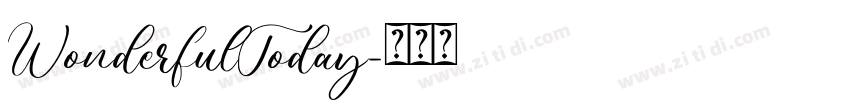WonderfulToday字体转换