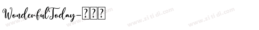 WonderfulToday字体转换