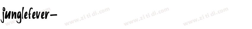 junglefever字体转换