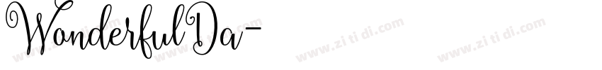 WonderfulDa字体转换