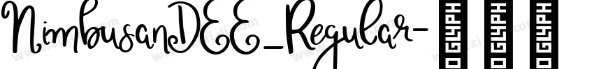 NimbusanDEE_Regular字体转换