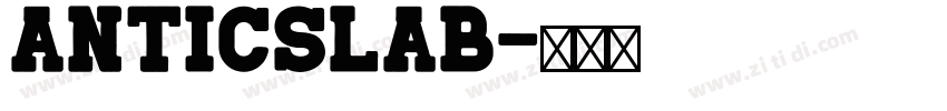 AnticSlab字体转换