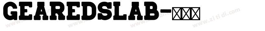 GearedSlab字体转换