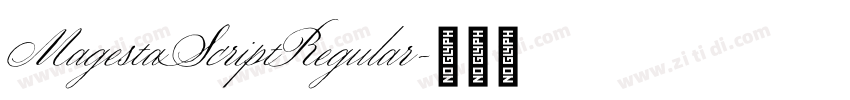 MagestaScriptRegular字体转换