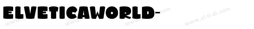 elveticaWorld字体转换
