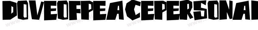 DoveofPeacePersonalU字体转换