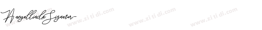 AmeyallindaSignatur字体转换 AmeyallindaSignatur字体转换