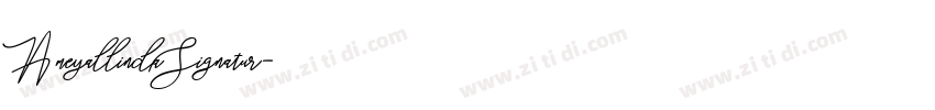AmeyallindaSignatur字体转换 AmeyallindaSignatur字体转换