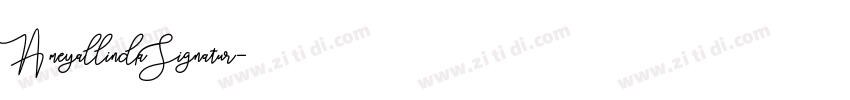 AmeyallindaSignatur字体转换 AmeyallindaSignatur字体转换