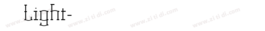 惠普Light字体转换 惠普Light字体转换