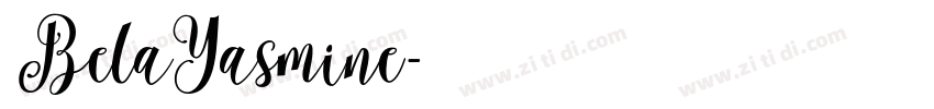 BelaYasmine字体转换