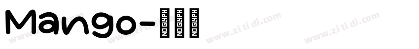 Mango字体转换
