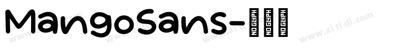 MangoSans字体转换