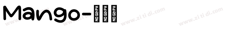 Mango字体转换