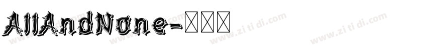 AllAndNone字体转换