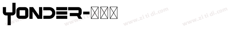 Yonder字体转换