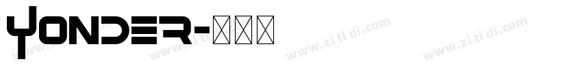 Yonder字体转换