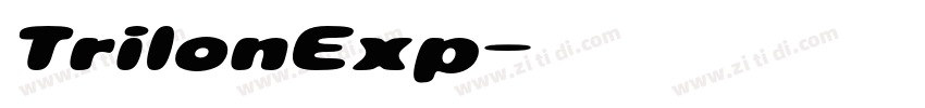 TrilonExp字体转换
