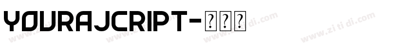 YouraJcript字体转换