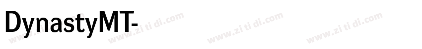 DynastyMT字体转换