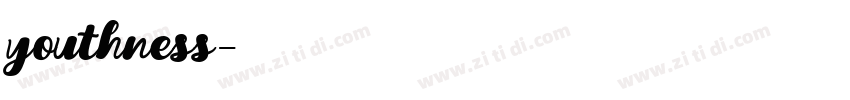 youthness字体转换