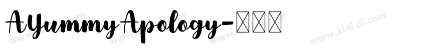 AYummyApology字体转换