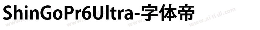 ShinGoPr6Ultra字体转换