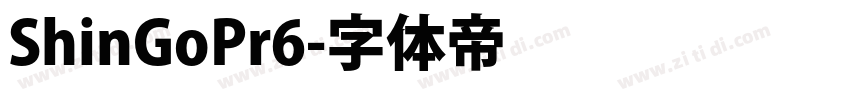 ShinGoPr6字体转换