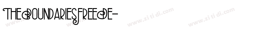 TheBoundariesFreeDe字体转换 TheBoundariesFreeDe字体转换