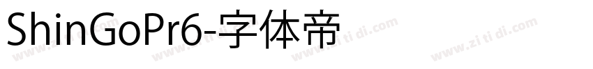 ShinGoPr6字体转换