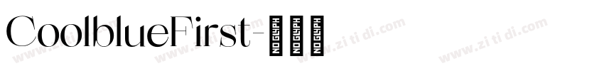 CoolblueFirst字体转换