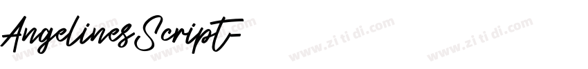 AngelinesScript字体转换