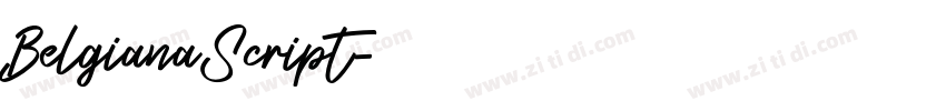 BelgianaScript字体转换 BelgianaScript字体转换