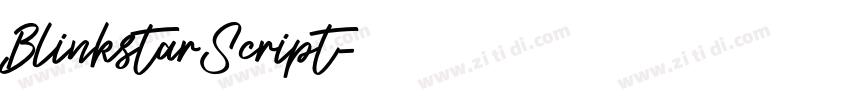 BlinkstarScript字体转换