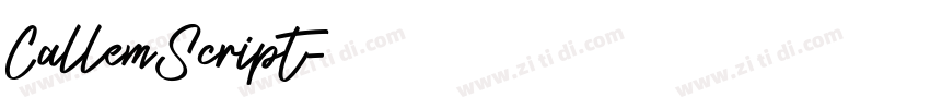 CallemScript字体转换